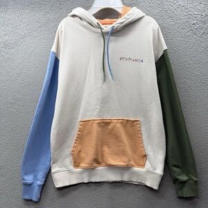 Scotch & Soda Colorblock Pullover Sweatshirt Hoodie Unisex Adults Men Size M